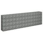 Vidaxl gabion plantenbak verhoogd 270x30x90 cm gegalvaniseerd staal