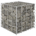 Vidaxl gabion plantenbak verhoogd kubus 40x40x40 cm staaldraad