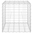 Vidaxl gabion plantenbak verhoogd kubus 50x50x50 cm staaldraad
