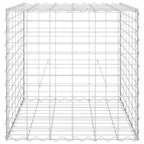Vidaxl gabion plantenbak verhoogd kubus 60x60x60 cm staaldraad