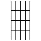 Vidaxl inloopdouchewand 90x195 cm transparant gehard glas
