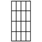 VidaXL Inloopdouchewand 140x195 cm mat gehard glas
