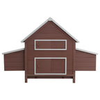 VidaXL Kippenhok 157x97x110 cm hout bruin
