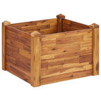Vidaxl plantenbak verhoogd 60x60x44 cm massief acaciahout