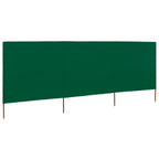 Vidaxl windscherm 3-panelen 400x160 cm stof groen