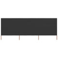 Vidaxl windscherm 3-panelen 400x160 cm stof antraciet