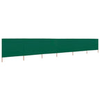 Vidaxl windscherm 6-panelen 800x160 cm stof groen