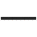 Vidaxl windscherm 9-panelen 1200x80 cm stof zwart