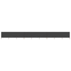 Vidaxl windscherm 9-panelen 1200x120 cm stof antraciet