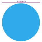 Vidaxl zwembadhoes 417 cm pe blauw
