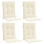 Vidaxl tuinstoelkussen lage rug 4 st 100x50x2 cm oxford stof antraciet