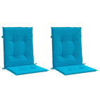 Vidaxl tuinstoelkussens lage rug 2 st 100x50x3 cm oxford stof blauw