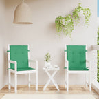 Vidaxl tuinstoelkussens lage rug 2 st 100x50x3 cm oxford stof groen