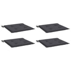 Vidaxl tuinstoelkussens 4 st 40x40x4 cm oxford stof antracietkleurig