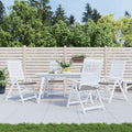 Vidaxl tuinstoelkussens 4 st 40x40x4 cm oxford stof grijs