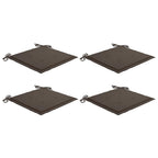 Vidaxl tuinstoelkussens 4 st 40x40x4 cm oxford stof taupe