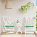 Vidaxl tuinstoelkussens 2 st 50x50x4 cm oxford stof groen