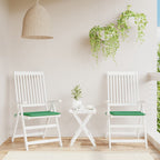 Vidaxl tuinstoelkussens 2 st 50x50x4 cm oxford stof groen