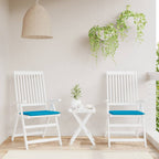Vidaxl tuinstoelkussens 2 st 50x50x4 cm stof blauw