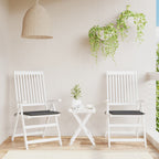 Vidaxl tuinstoelkussens 2 st 50x50x4 cm oxford stof antracietkleurig