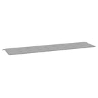 Vidaxl tuinbankkussen 200x50x4 cm oxford stof grijs