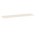 Vidaxl tuinbankkussen 200x50x4 cm oxford stof crèmekleurig