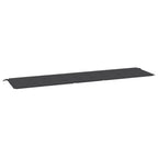 Vidaxl tuinbankkussen 200x50x4 cm oxford stof zwart