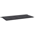 Vidaxl tuinbankkussen 100x50x4 cm oxford stof zwart