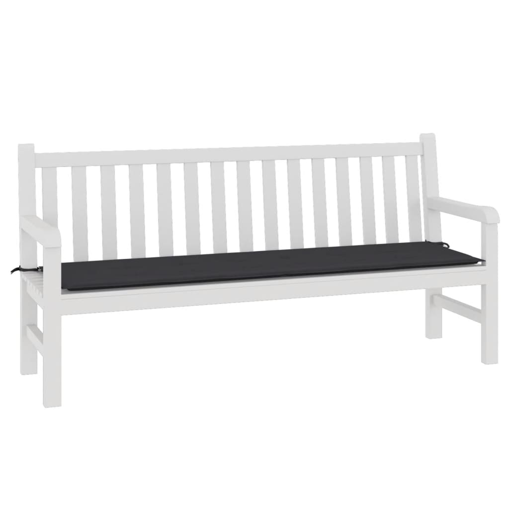 Vidaxl tuinbankkussen 180x50x4 cm oxford stof zwart