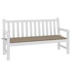 Vidaxl tuinbankkussen 150x50x4 cm oxford stof taupe