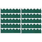 Vidaxl gazonranden 10 st 65x15 cm pp groen