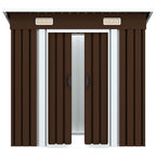 VidaXL Tuinberging 194x121x181 cm staal bruin