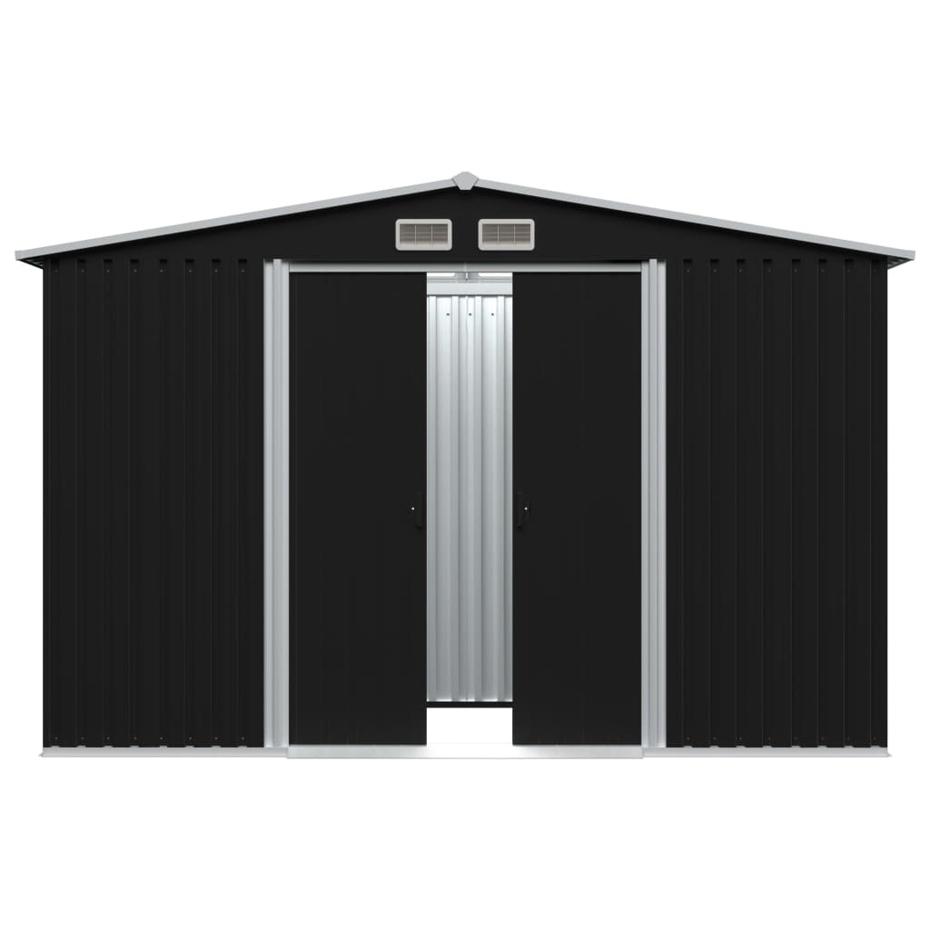 VidaXL Tuinberging 257x205x178 cm staal antraciet