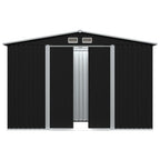 VidaXL Tuinberging 257x205x178 cm staal antraciet