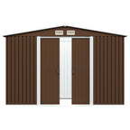 VidaXL Tuinberging 257x205x178 cm staal bruin
