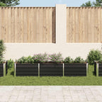 Vidaxl plantenbak verhoogd 240x40x45 cm gegalvaniseerd staal antraciet