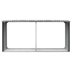 Vidaxl haardhoutschuur 330x92x153 cm gegalvaniseerd staal antraciet