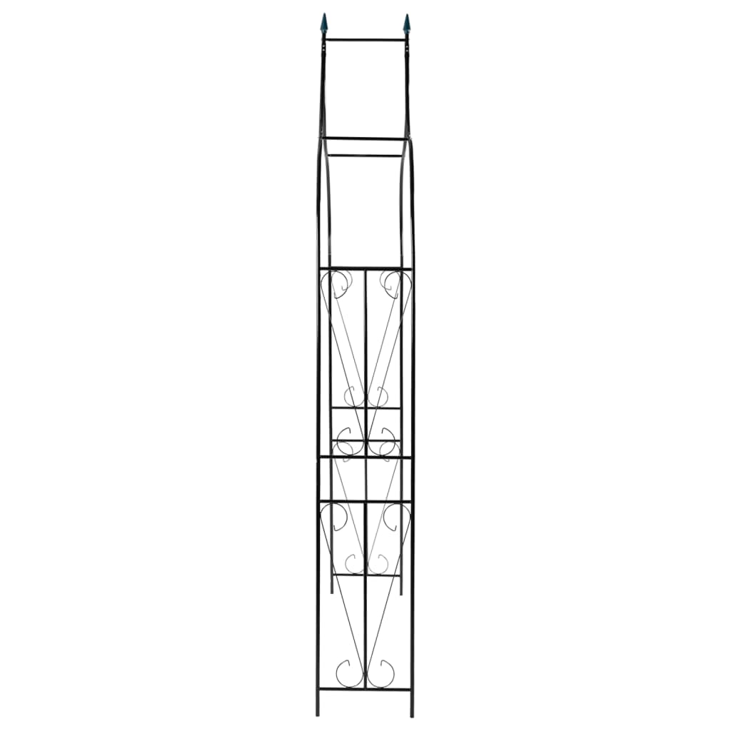 Vidaxl tuinboog 142x37x275 cm ijzer donkergroen
