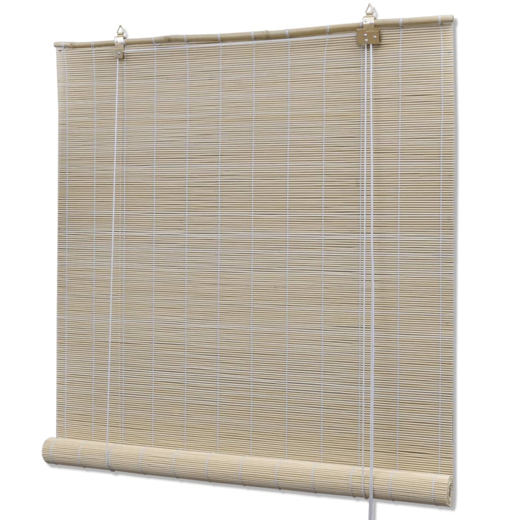 Vidaxl rolgordijnen 4 st 120x160 cm bamboe natuurlijk