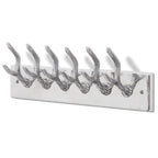 Vidaxl kapstokken 2 st aluminium zilverkleurig
