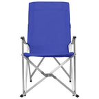 VidaXL Campingstoelen inklapbaar 2 st blauw