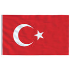 Vidaxl vlag turkije 90x150 cm