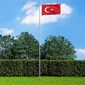 Vidaxl vlag turkije 90x150 cm