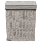 Vidaxl wasmand wilgen wit