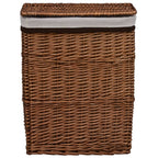 Vidaxl wasmand wilgen bruin
