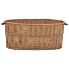 Vidaxl houtmand met handvatten 78x54x34 cm natuurlijk wilgenhout