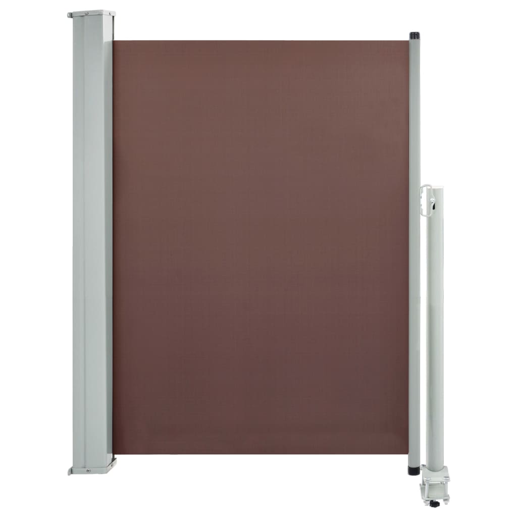Vidaxl tuinscherm uittrekbaar 100x300 cm bruin
