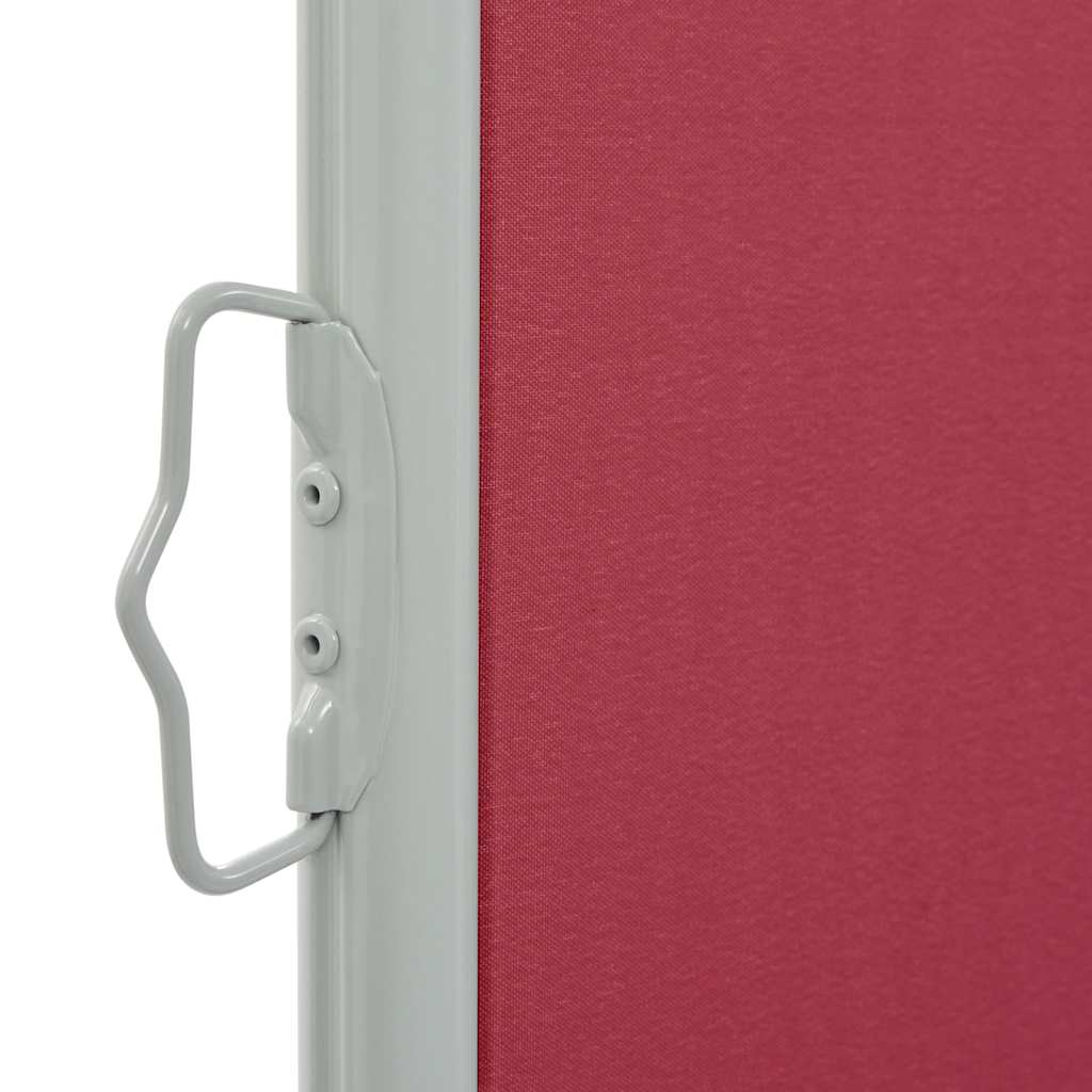 Vidaxl tuinscherm uittrekbaar 100x300 cm rood