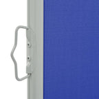 Vidaxl tuinscherm uittrekbaar 120x300 cm blauw