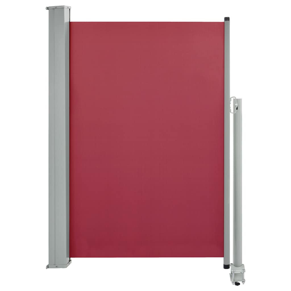 Vidaxl tuinscherm uittrekbaar 120x300 cm rood